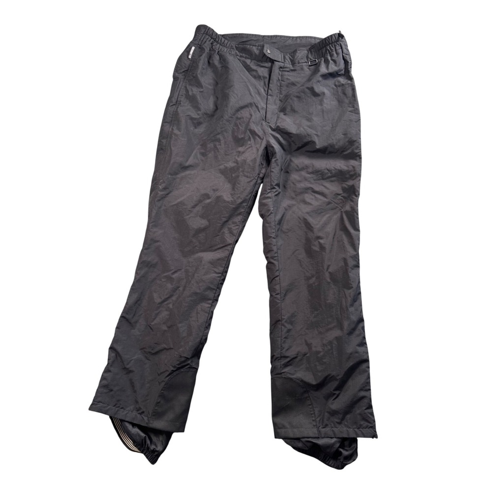 Obermeyer Stratton Mens XL Black Insulated Ski Snow Pants Side Zip Snowboard